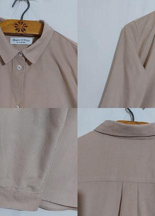 Базовая рубашка из микровельвета органик котон+лиоцелл marc o'polo 3