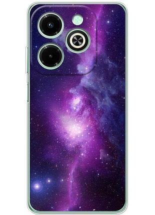 Чехол силиконовый с картинкой на infinix hot 40i (космос)