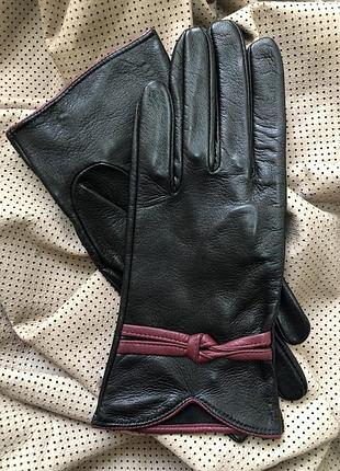 Перчатки женские без подкладки. 8"/22 см
