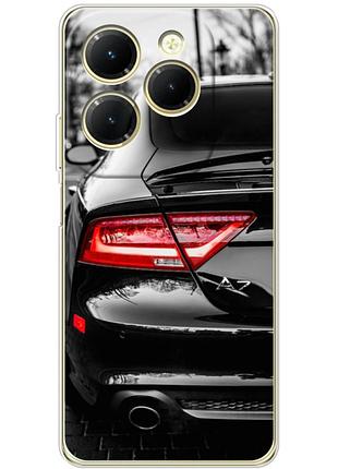 Чохол силіконовий з картинкою на infinix hot 40 (машина, audi a7)