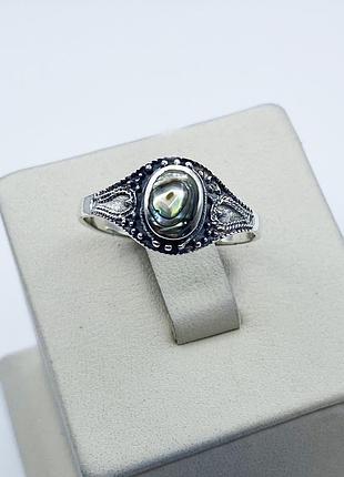 Кольцо серебряное с гелиотисом 19,5 2,59 г