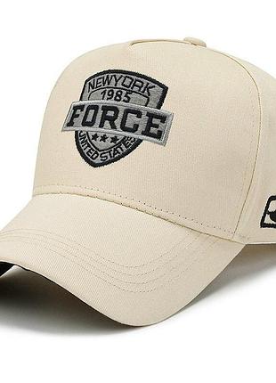 Военная кепка narason бежевого цвета с лого u.s force
