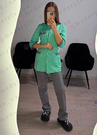 Жіночий медичний костюм коттон 56