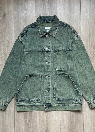 Джинсова куртка h&m relaxed fit