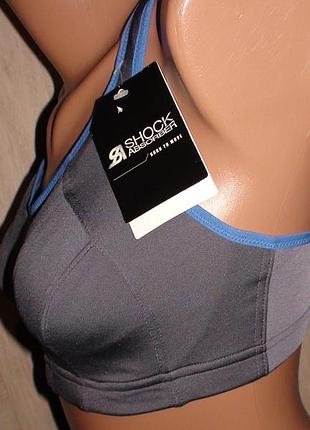 Спортивный топ бюстгальтер shock absorber. размер 32c/70c. 5