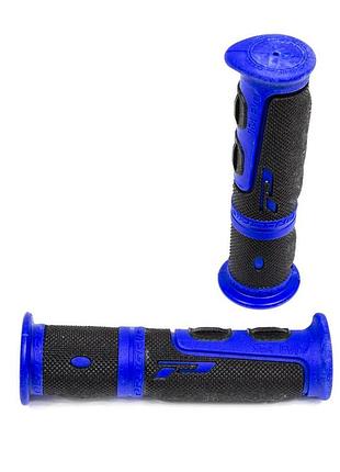 Грипсы progrip 964 gel черный / синий (cc96481)