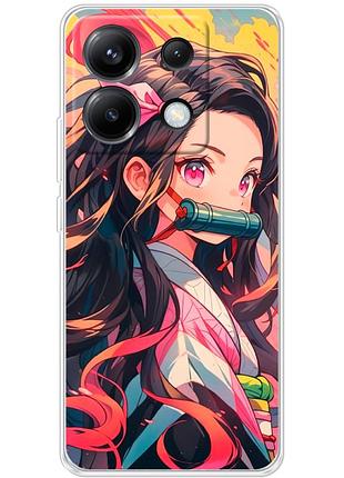 Чохол силіконовий з картинкою на xiaomi poco x6 5g (аніме, anime)