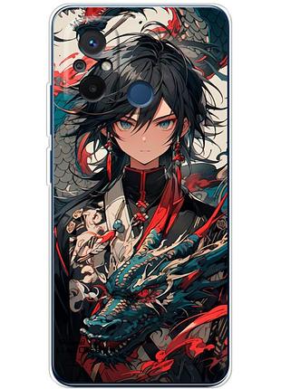 Чохол силіконовий з картинкою на xiaomi redmi 12c (аніме, anime)