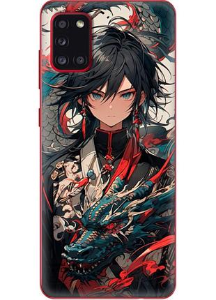 Чехол силиконовый с картинкой на samsung galaxy a31 (a315) (аниме, anime)