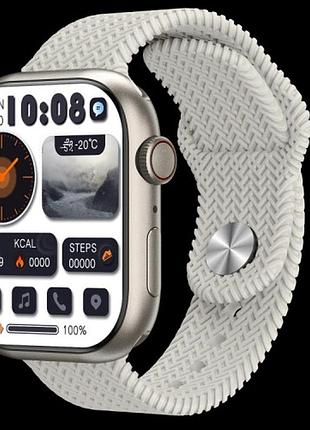Хит! смарт часы серии 9 amoled 45 мм smart watch series 9 pro gen.2 apple grey