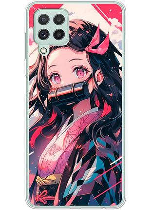 Чехол силиконовый с картинкой на samsung galaxy m32 (m325) (аниме, anime)
