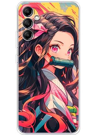 Чехол силиконовый с картинкой на samsung galaxy a34 5g (a346) (аниме, anime)