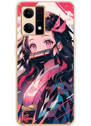 Чохол силіконовий з картинкою на oppo reno 7 4g (аніме, anime)