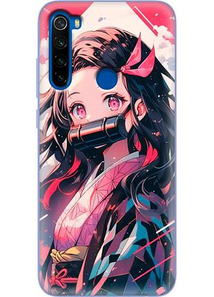 Чохол силіконовий з картинкою на xiaomi redmi note 8t (аніме, anime)