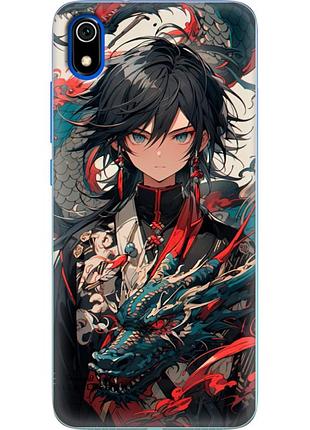 Чехол силиконовый с картинкой на xiaomi redmi 7a (аниме, anime)
