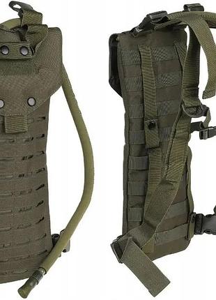 Система гідратації в модульному рюкзаку/чохлі mil-tec molle laser cut 2.5 л olive 14543001