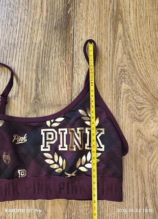 Спортивный бюстгальтер victoria's secret pink sport bra ultimate размер м (в80,c75,d75,a80) 6