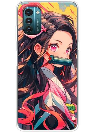Чохол силіконовий з картинкою на nokia g11 (аніме, anime)