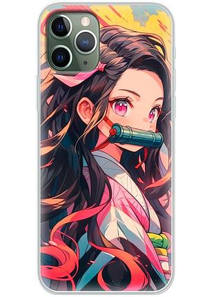 Чехол силиконовый с картинкой на iphone 11 pro (аниме, anime)