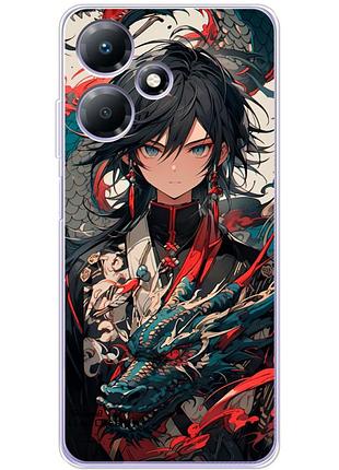 Чехол силиконовый с картинкой на infinix hot 30 (аниме, anime)
