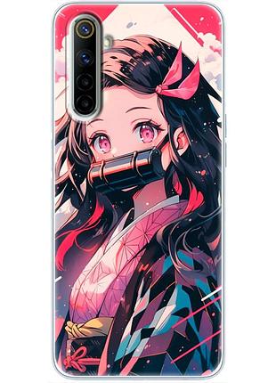 Чохол силіконовий з картинкою на realme 6 (аніме, anime)