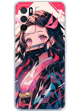 Чохол силіконовий з картинкою на oppo a54s (аніме, anime)