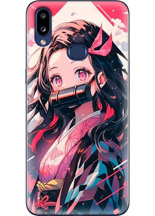 Чехол силиконовый с картинкой на samsung galaxy a10s (a107) (аниме, anime)