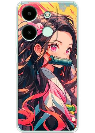 Чохол силіконовий з картинкою на infinix smart 7 hd (аніме, anime)