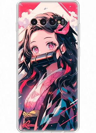 Чохол силіконовий з картинкою на samsung galaxy s10 plus (g975) (аніме, anime)