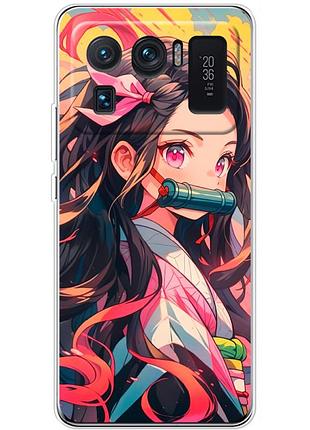 Чехол силиконовый с картинкой на xiaomi mi 11 ultra (аниме, anime)
