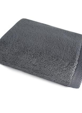 Полотенце lotus home отель premium - microcotton antrasit 90*150 550 г/м²