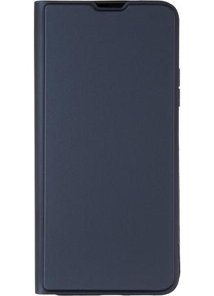 Чехол fiji shell для poco x6 5g книжка с магнитом и защитой камеры blue