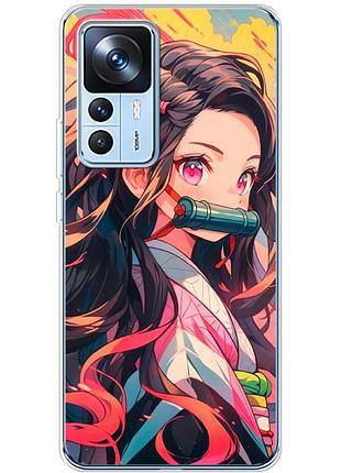Чохол силіконовий з картинкою на xiaomi 12t pro (аніме, anime)