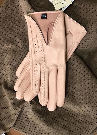 Перчатки женские без подкладки укороченные. 7"/19 см