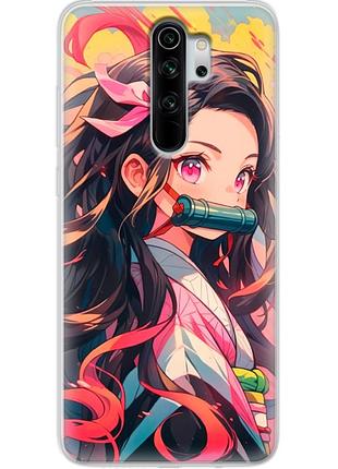 Чохол силіконовий з картинкою на xiaomi redmi note 8 pro (аніме, anime)