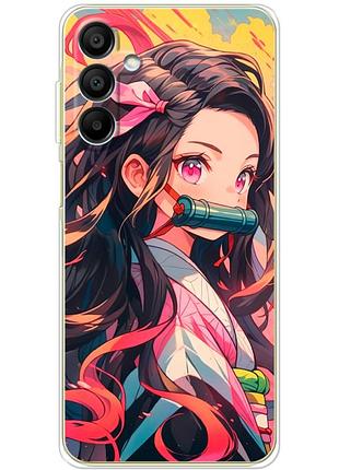 Чехол силиконовый с картинкой на samsung galaxy a15 5g (a155) (аниме, anime)