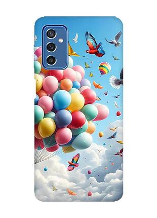 Чехол на samsung galaxy m52 :: воздушные шарики (принт 365)