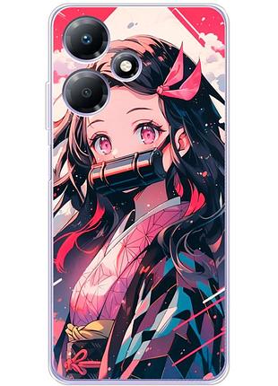 Чохол силіконовий з картинкою на infinix hot 30 (аніме, anime)