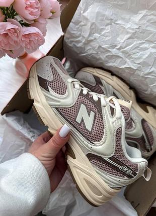 Кросівки жіночі new balance 530 beige/brown