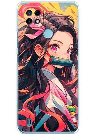 Чохол силіконовий з картинкою на realme c21 (аніме, anime)