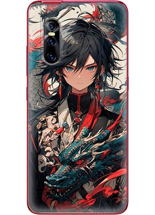 Чехол силиконовый с картинкой на vivo v15 pro (аниме, anime)