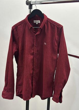 Вельветова сорочка lacoste
