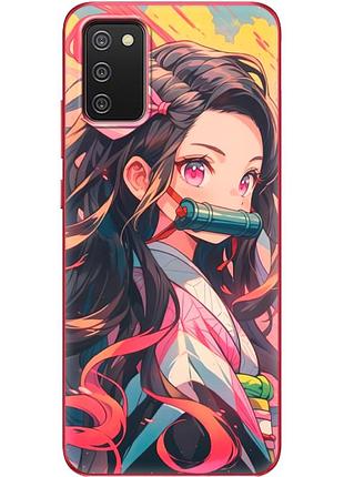 Чохол силіконовий з картинкою на samsung galaxy a02s (a025) (аніме, anime)