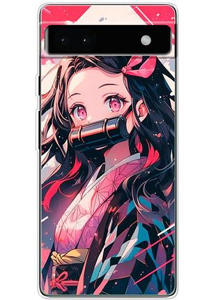 Чохол силіконовий з картинкою на google pixel 6a (аніме, anime)