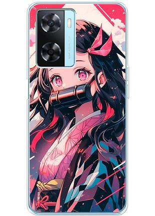 Чохол силіконовий з картинкою на oppo a57s (аніме, anime)