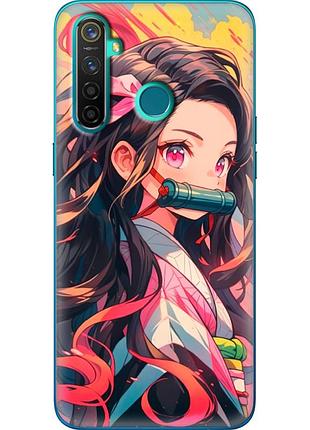 Чехол силиконовый с картинкой на realme 5 pro (аниме, anime)