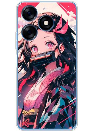 Чохол силіконовий з картинкою на tecno spark 10 (аніме, anime)