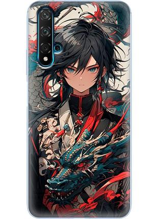 Чехол силиконовый с картинкой на huawei nova 5t (аниме, anime)