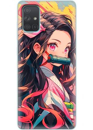 Чохол силіконовий з картинкою на samsung galaxy a71 (a715) (аніме, anime)