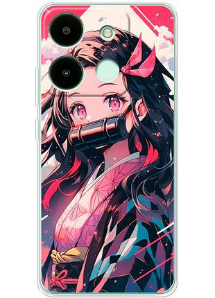 Чохол силіконовий з картинкою на infinix smart 7 hd (аніме, anime)